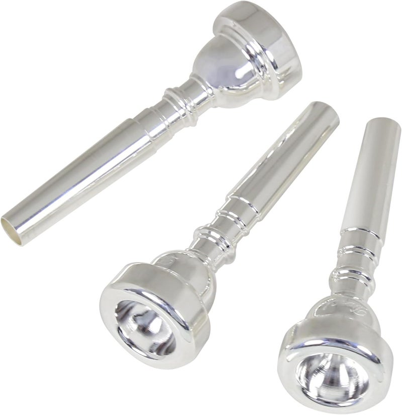 Danchet Silver Plated 7C Trumpet Mouthpiece - Trumpet Musical Instrument Accessories - For Beginners and Professionals.… - Image 3